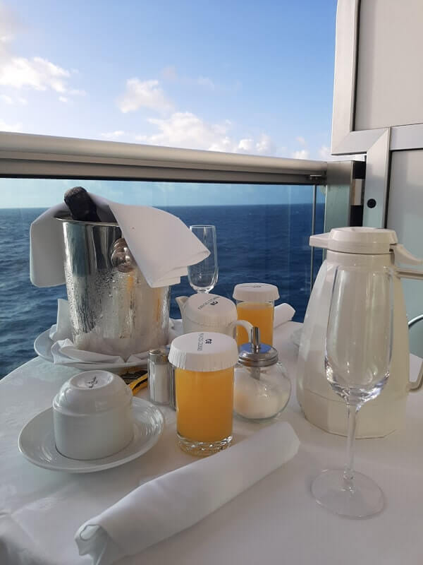 Ultimate balcony breakfast