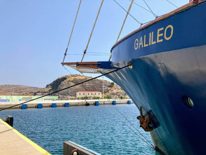Galileo in port