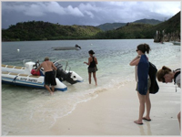 Marine survey in Seychelles