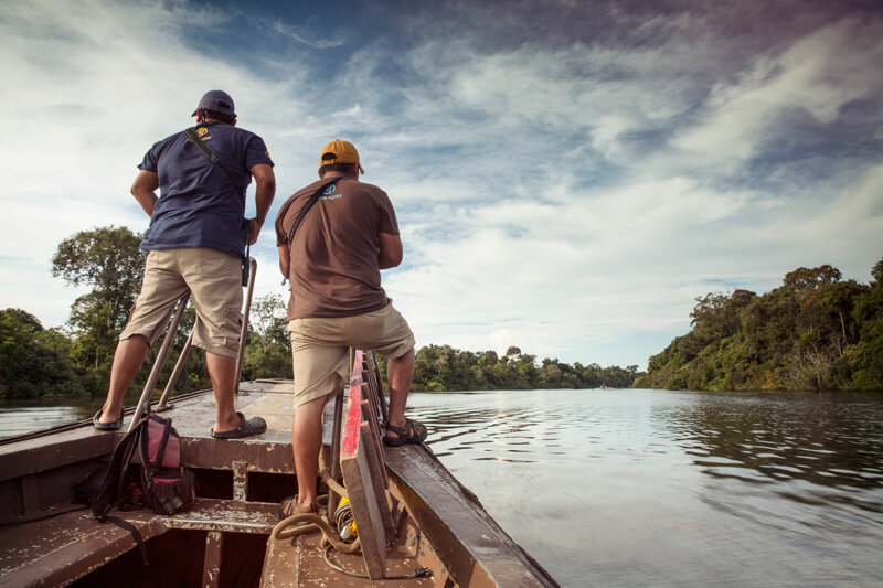 Amazon River skiff