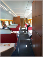 Restaurant carriage - Cologne to Berlin