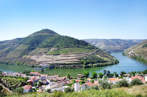 Landscape of Douro vineyards, Pinhao village - Shutterstock, courtesy of Jules Verne