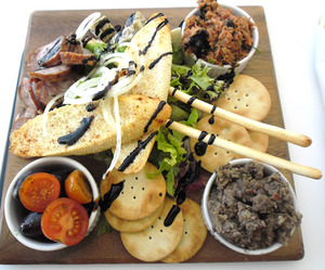 Snack platter at Dolmen Resort Hotel