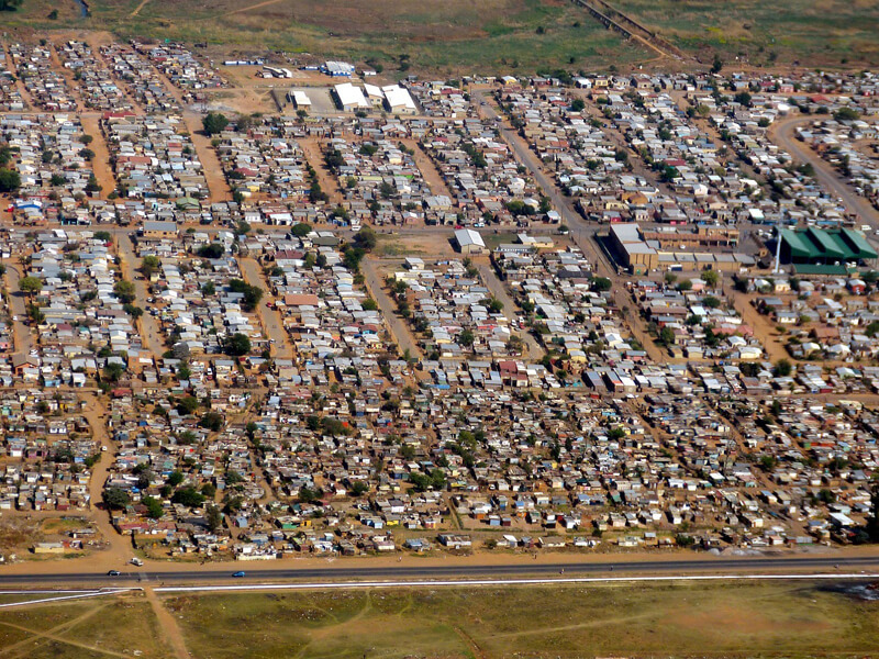 South African township