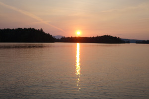 Sunset over South Twin Lake