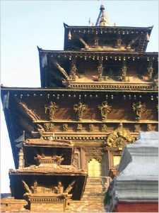 Temple in Durbur Square