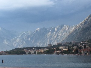 The gorge leading to Montenegro