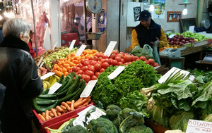 Thessaloniki - fruit and veg aplenty in the market