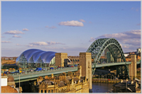 The Tyne Bridge and the Sage Gateshead