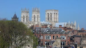 York Minster from the city walls