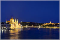Danube cruise at night
