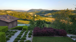 View from private balcony of Borgo Tranquillo