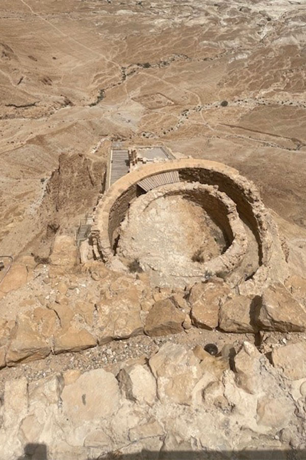 Roman ruins at Masada