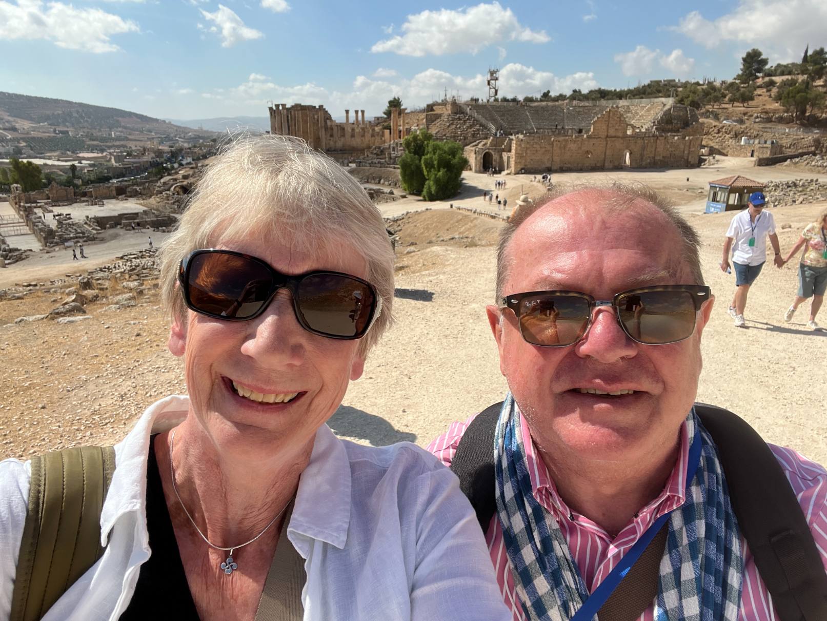 Gillian and John at Jerash