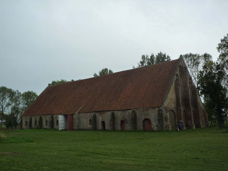 Ancient Belgian Barn at Lissewege 