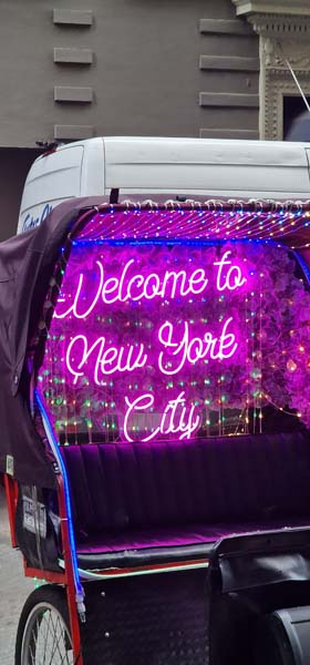New York City pedicab