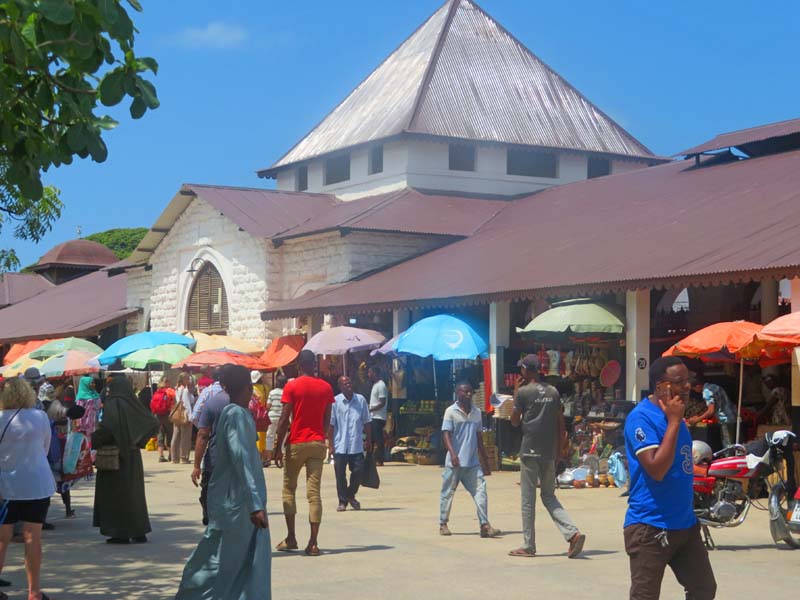 Zanzibar Stone Town market entrance