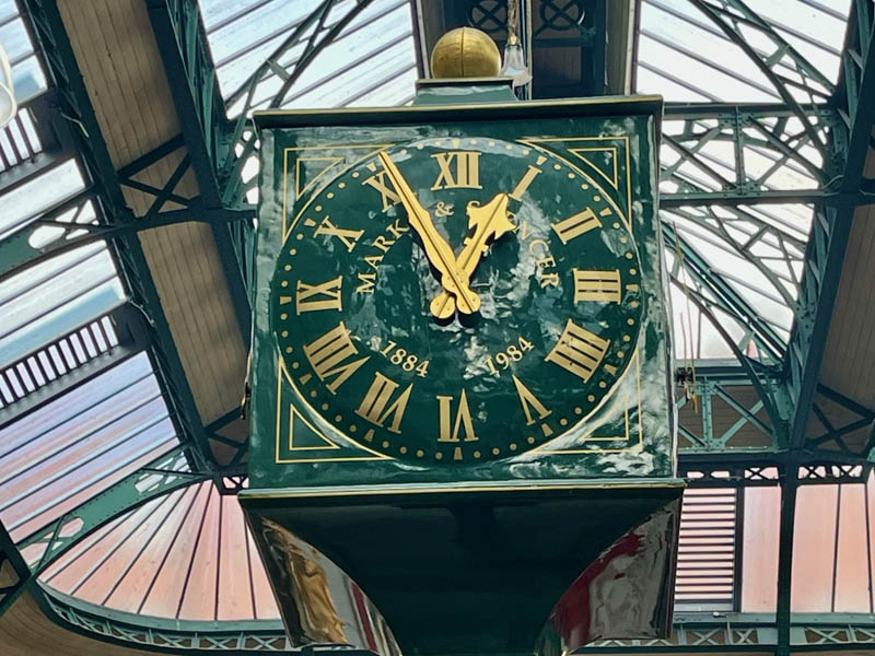 M&S clock