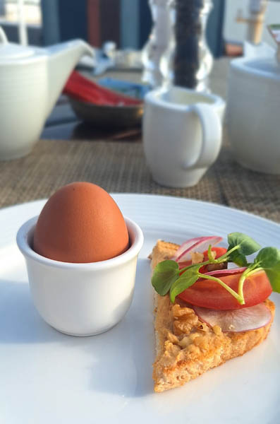 Boiled egg and toast Crystal style