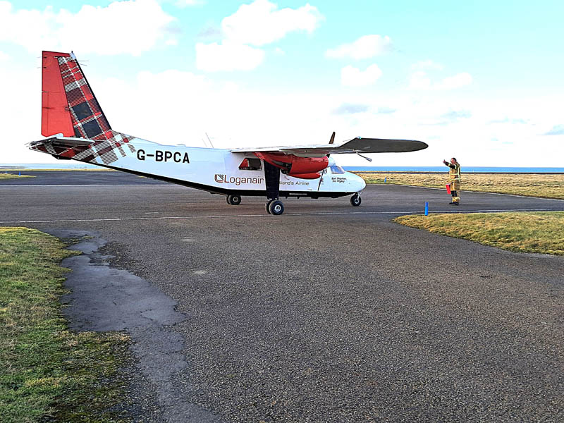 Papa Westray (image credit: Loganair)