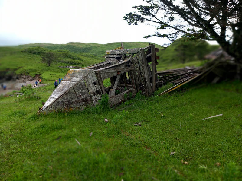 Deserted church on Unga Island