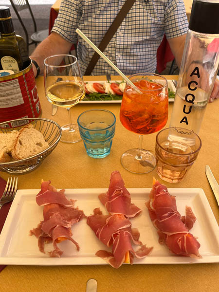 Perfect light lunch, Lucca