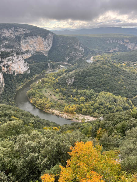 Autumn in the Ardeche Gorge