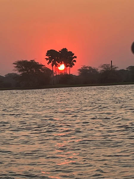 Sunset over the River Shire
