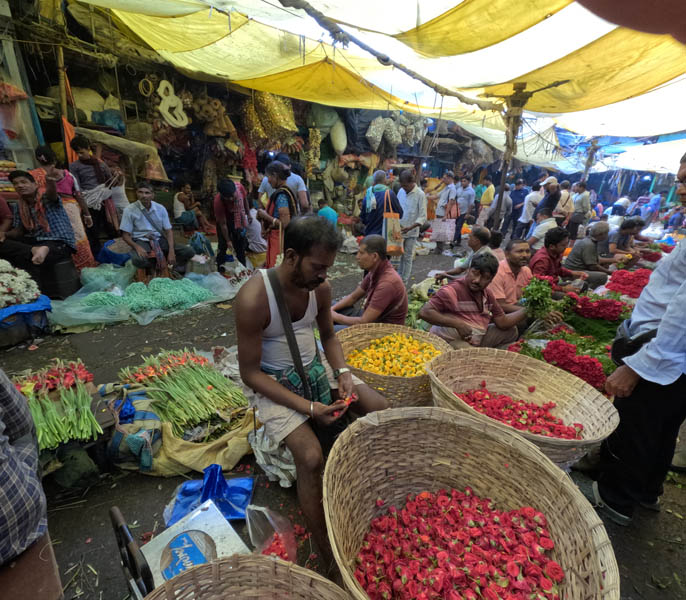 Malik Ghat Flower Market