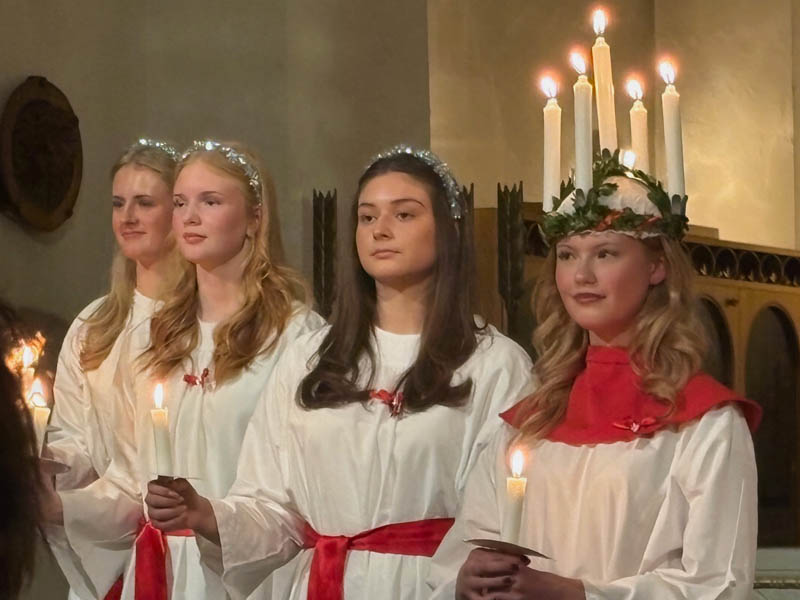 Traditional Lucia celebration