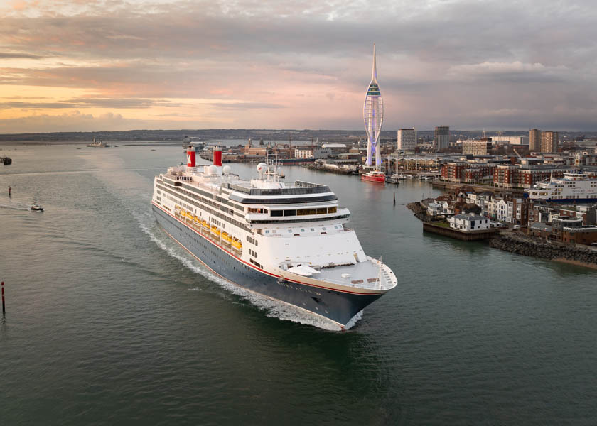 Borealis setting sail from Portsmouth