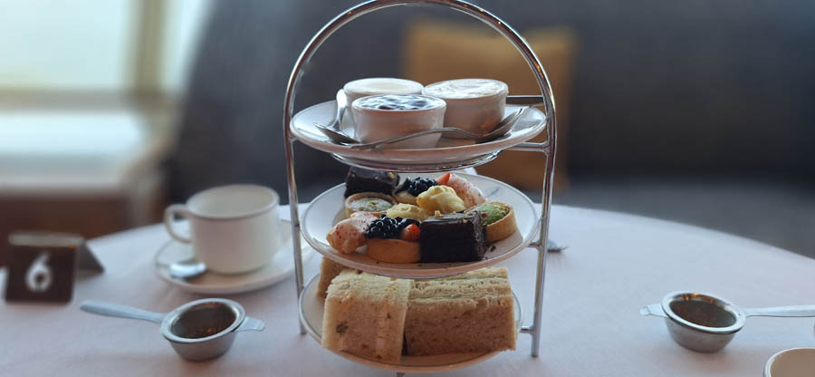 Afternoon tea in the Observatory Lounge
