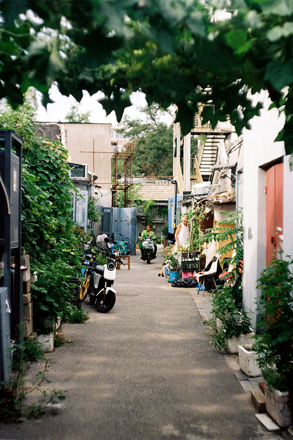 Hutong (narrow alley) in Beijing