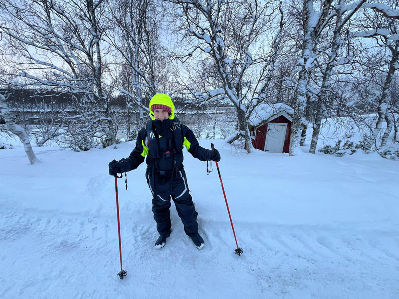 Jeannine kitted out in HX Expedition's Arctic gear