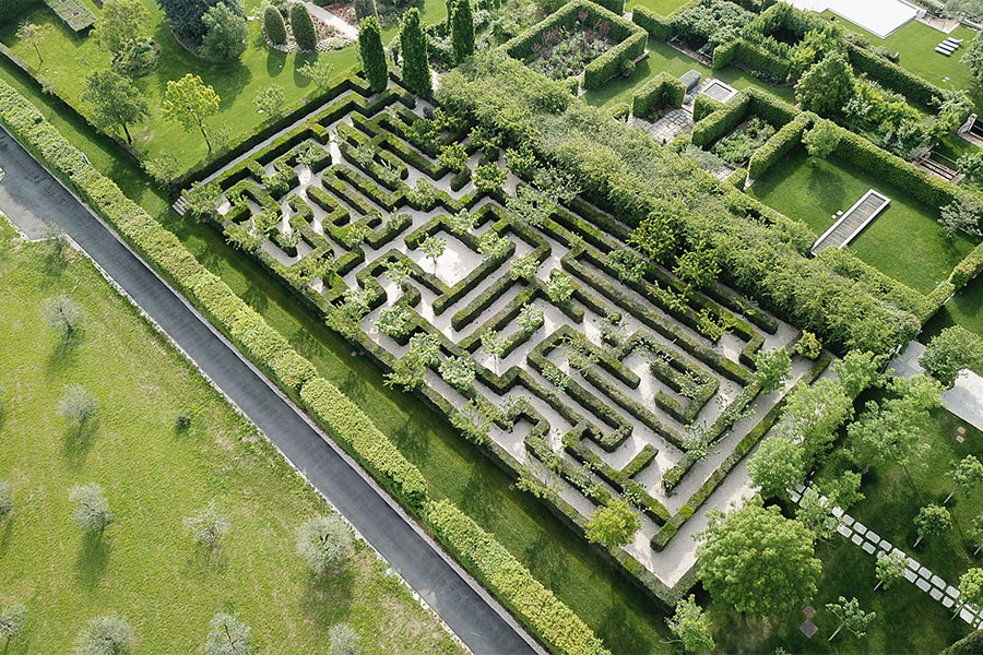 Gardens at Palazzo di Varignana