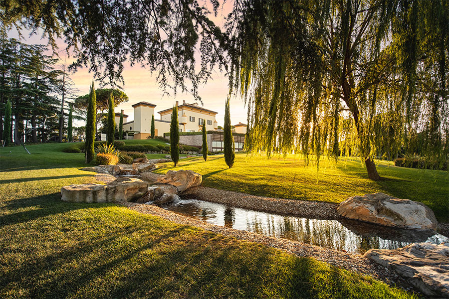 Gardens at Palazzo di Varignana
