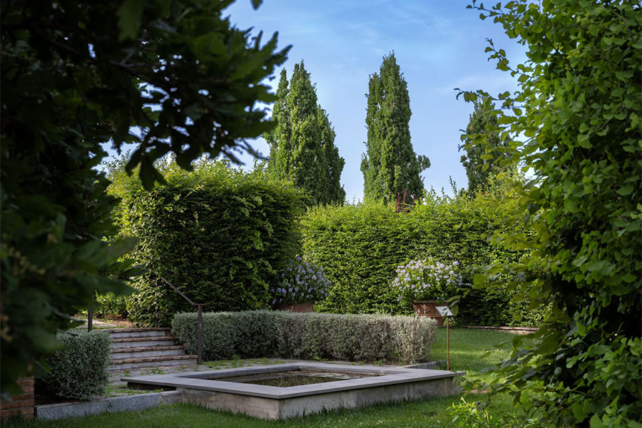 Gardens at Palazzo di Varignana