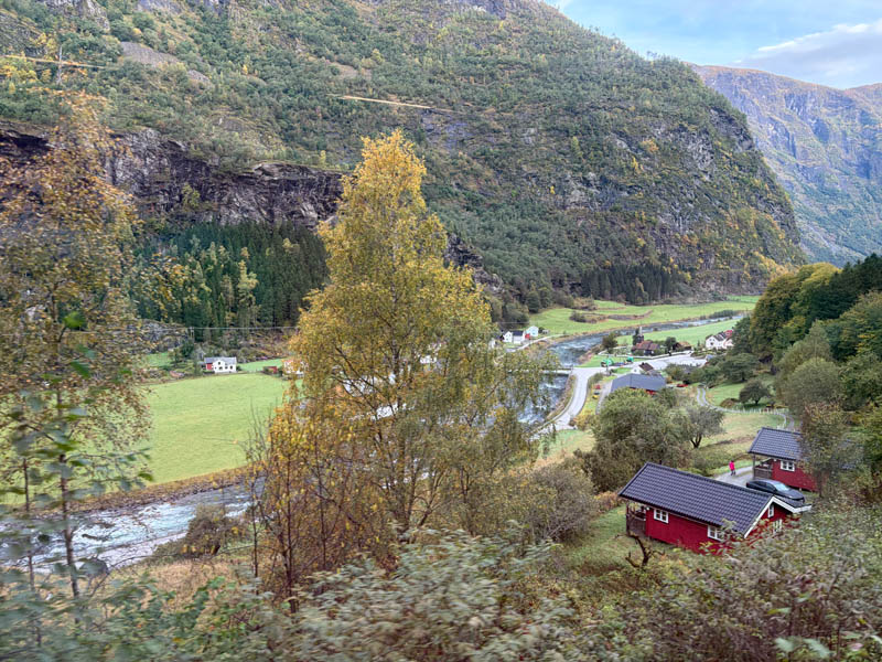 Valley view from the Flam Railways