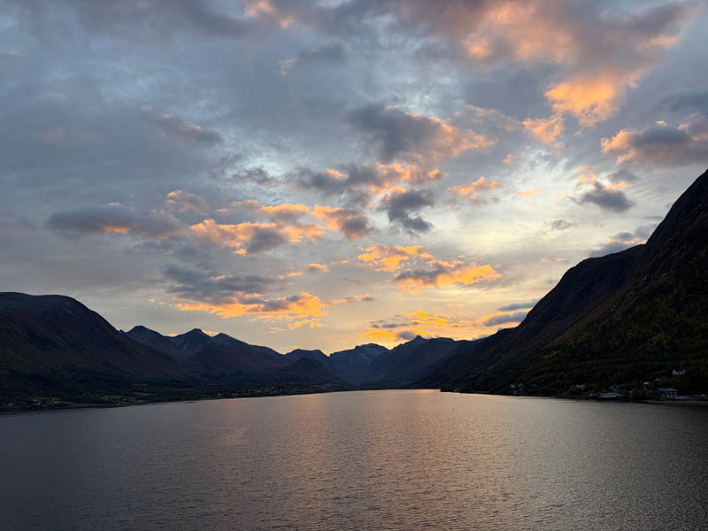 Sunrise in the fjords