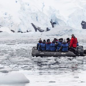 AE-Zodiac-cruising at Cierva Cove, Antarctica, Adrian Wlodarczyk