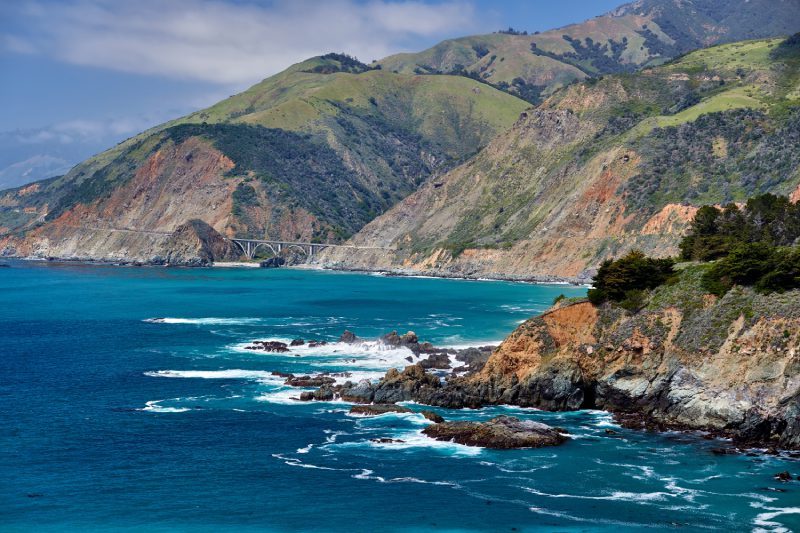Pacific coast landscape in California | Holidays to california for couples & families
